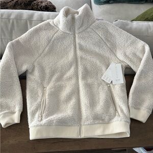 Athleta Tugga Jacket NWT Sz. M Cream